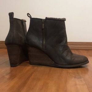 Lucky Brand Ankle High Booties